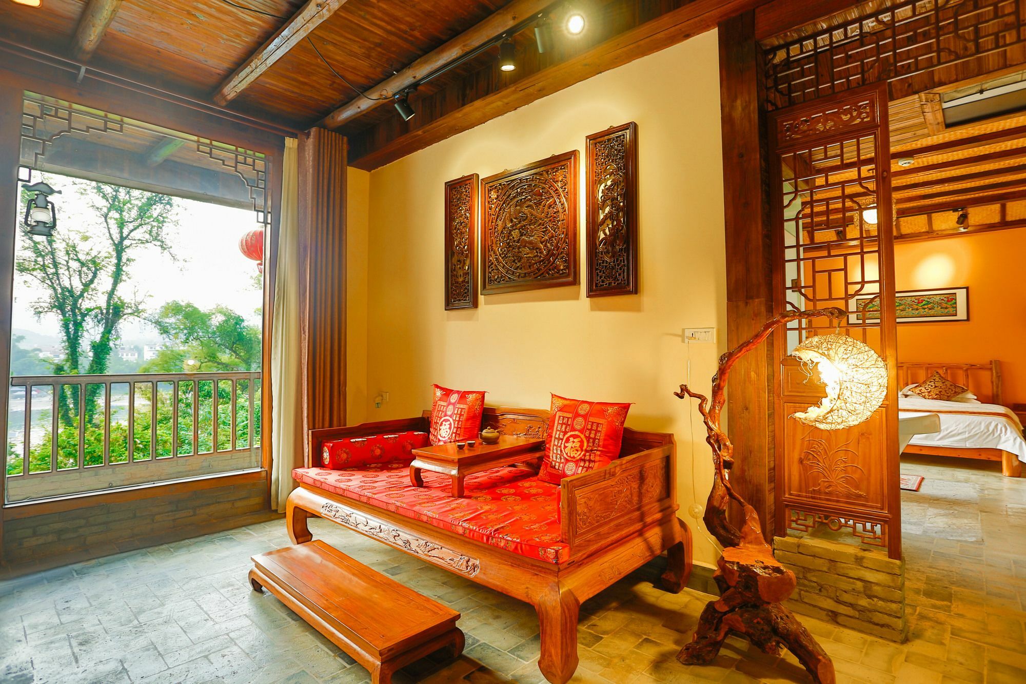 Yangshuo River Lodge Hotel Exterior foto