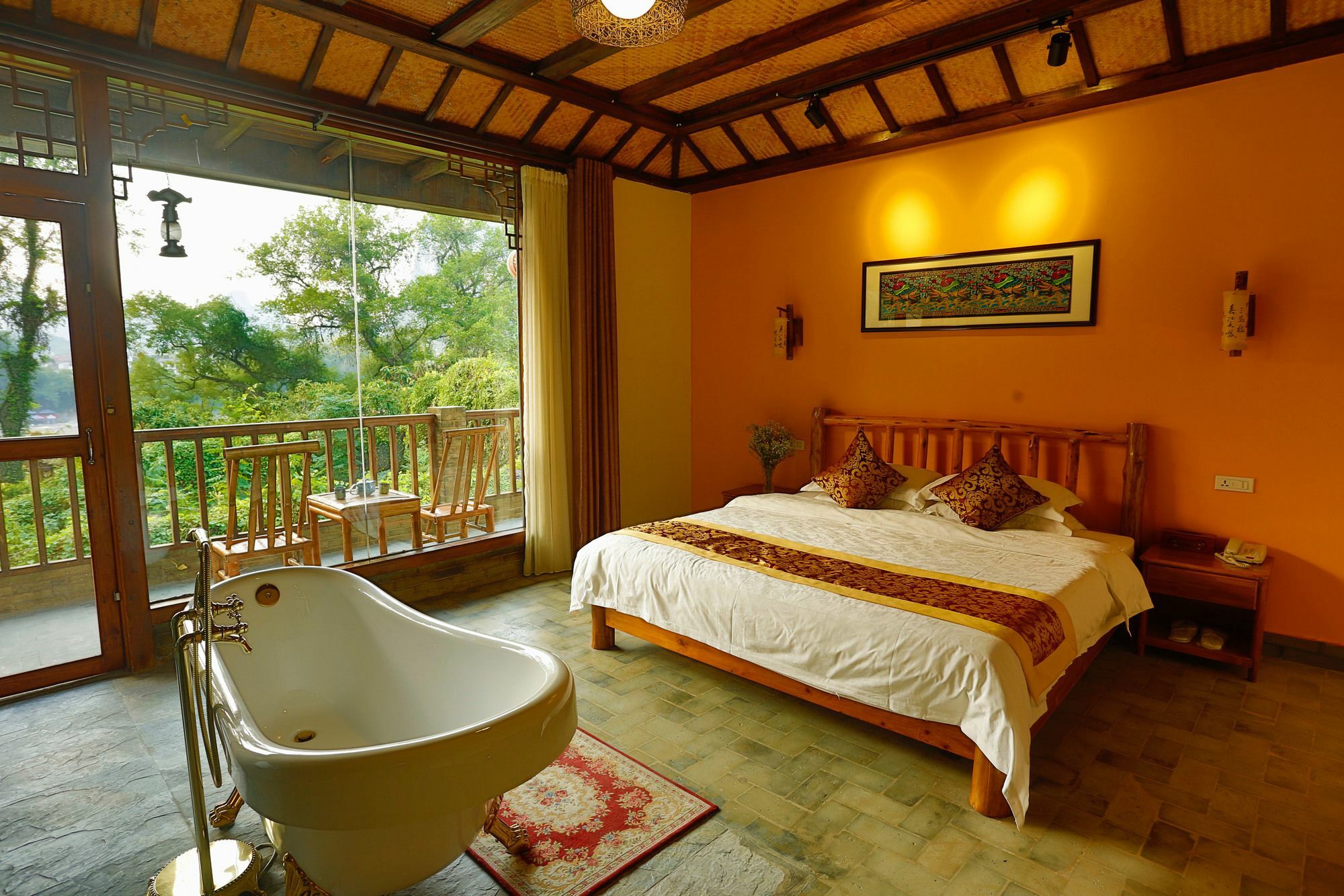 Yangshuo River Lodge Hotel Exterior foto